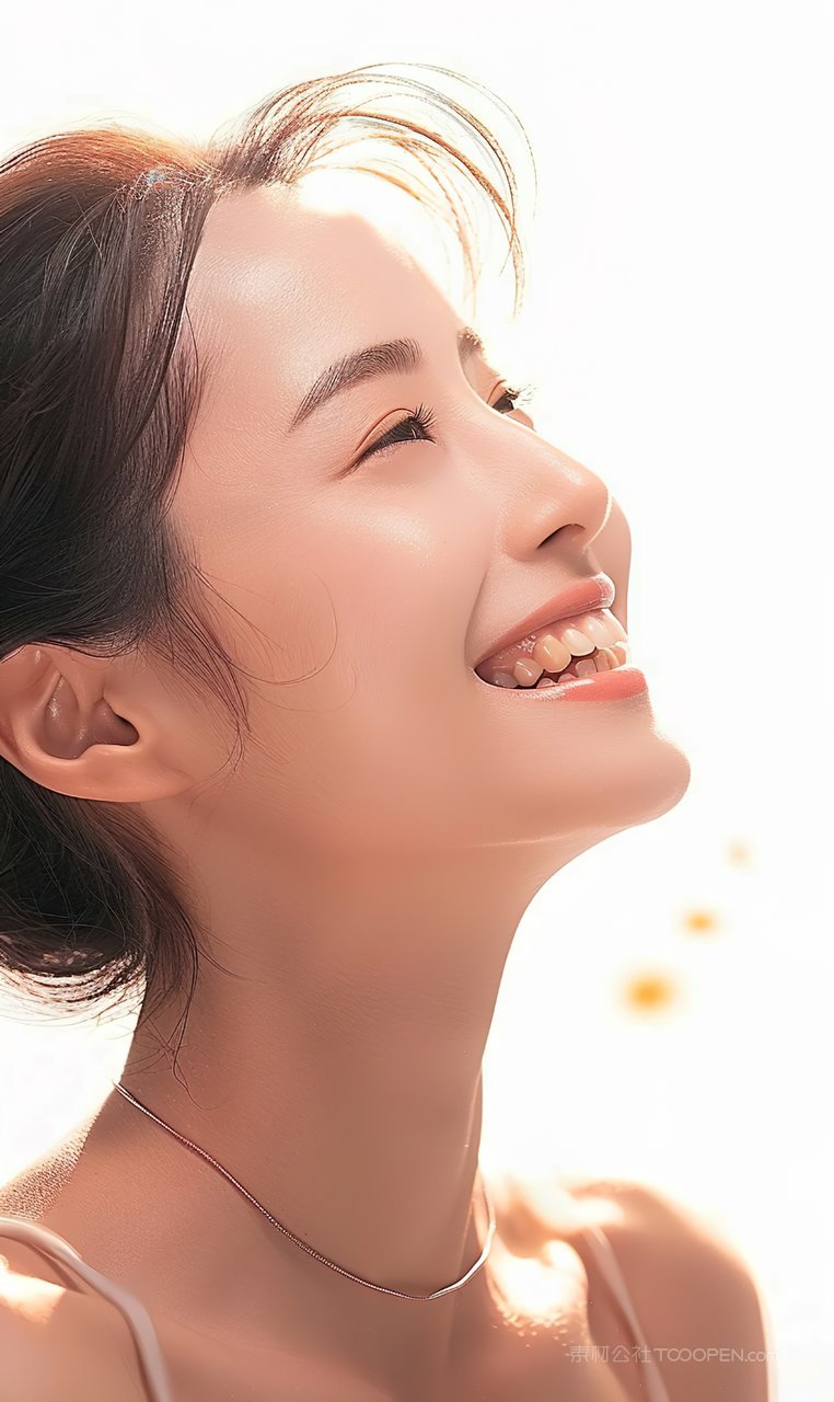 魅力优美活力美容少女彩妆时尚美女清纯