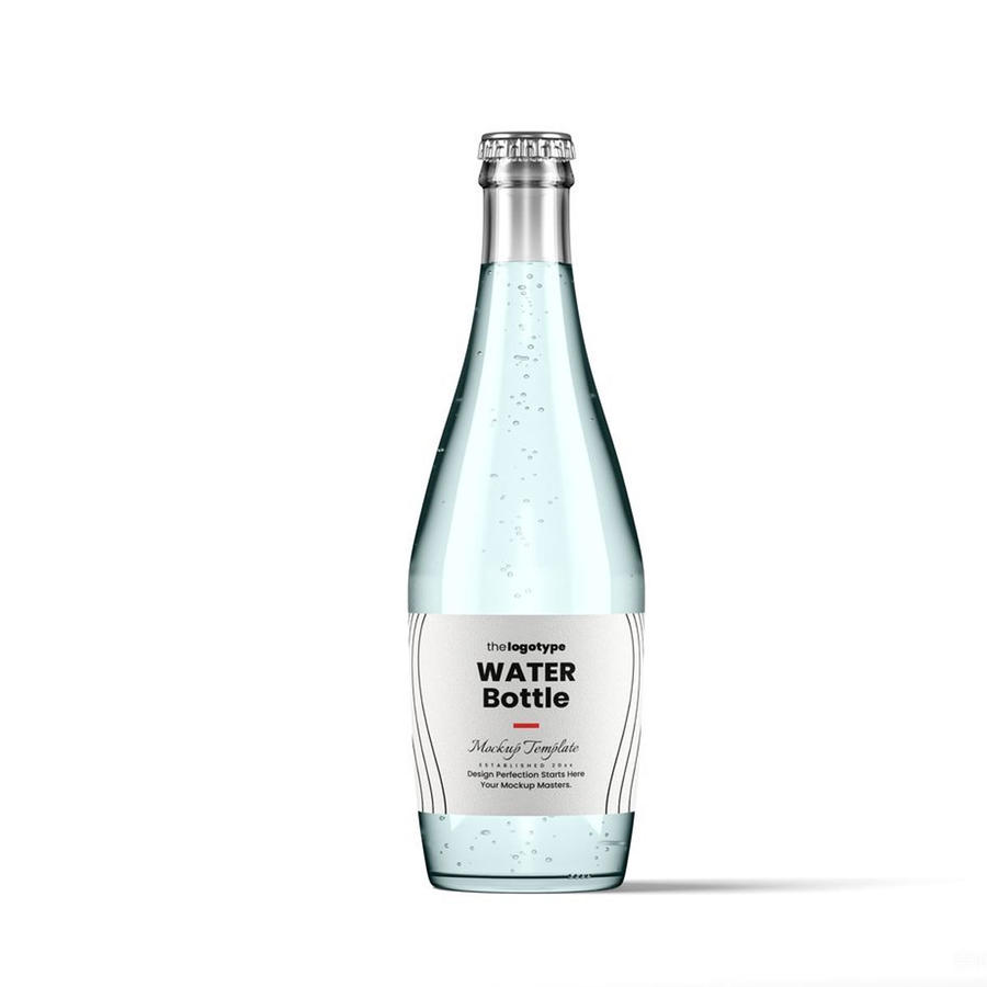 优雅的水瓶样机