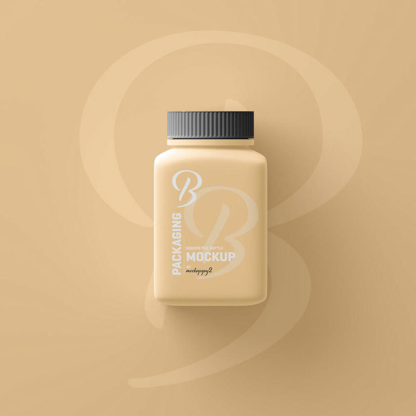 药丸塑料瓶样机