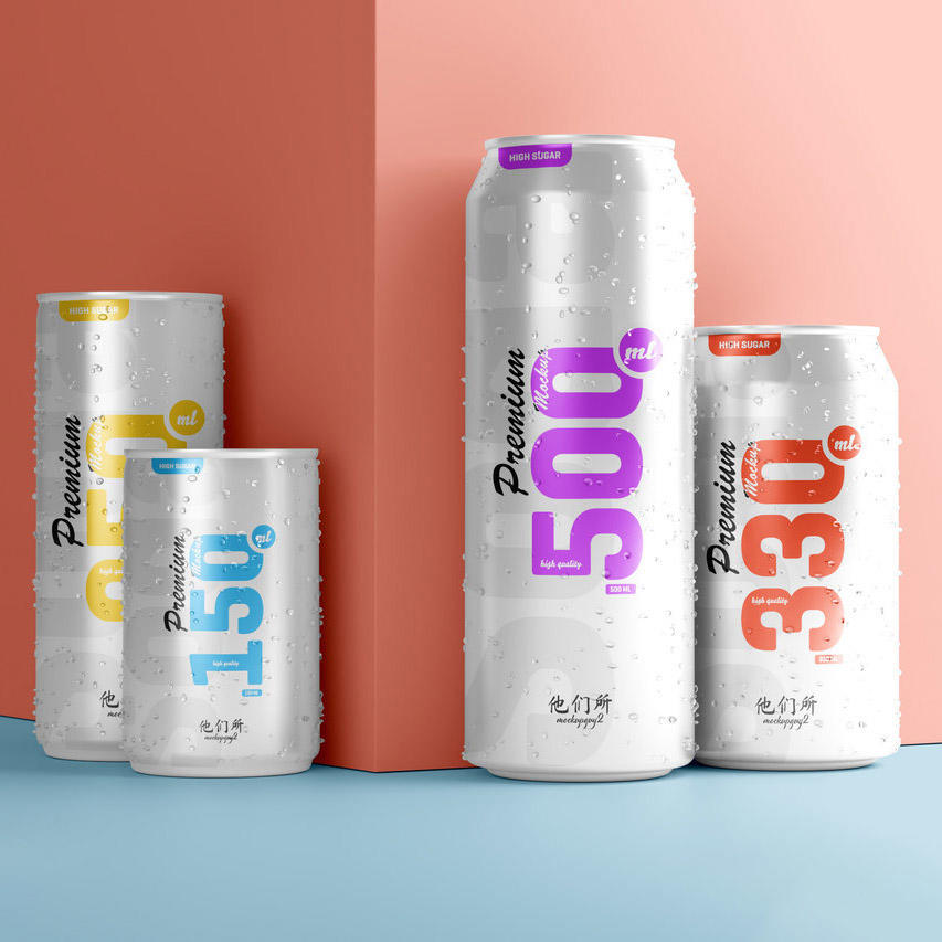 汽水易拉罐样机