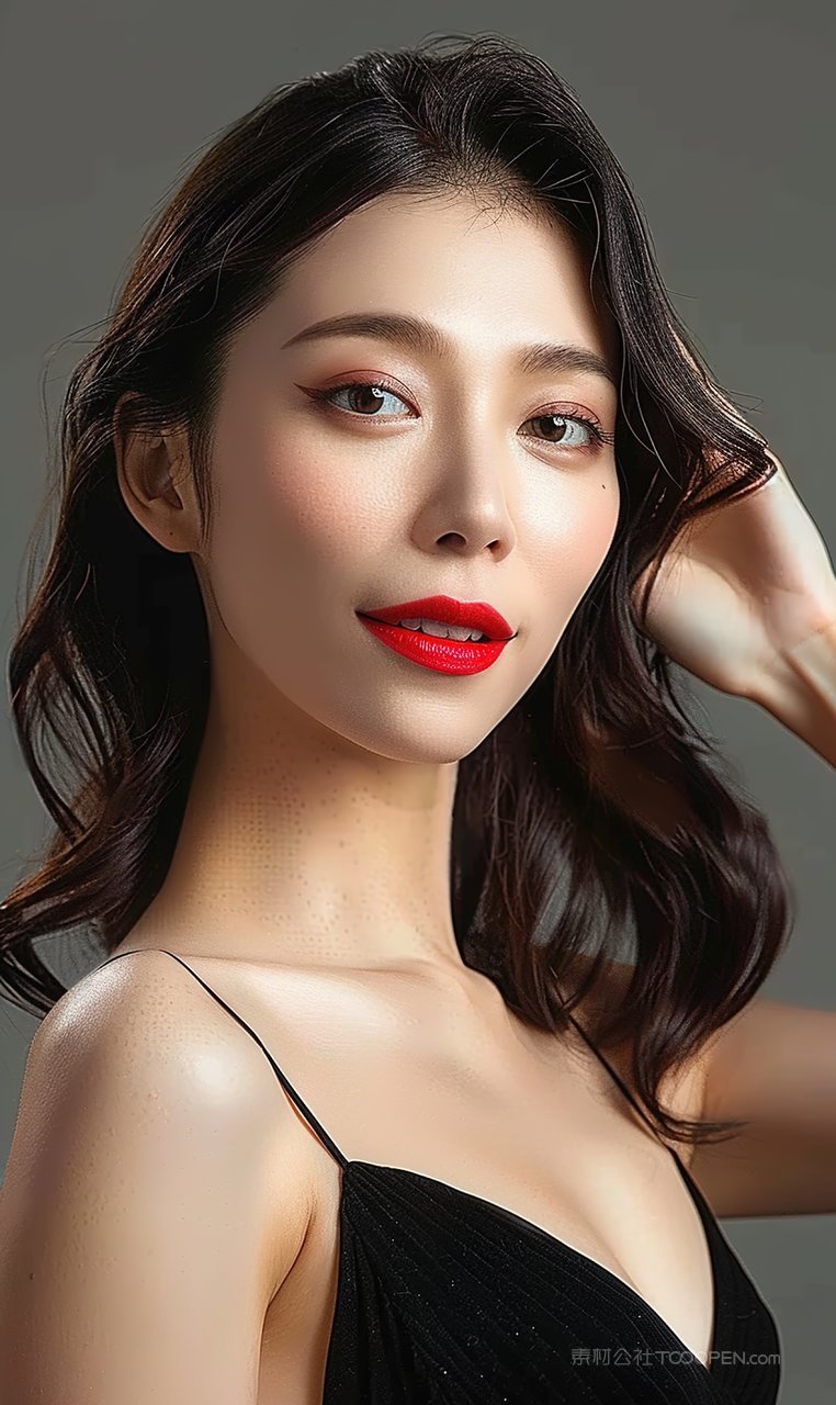 彩妆美女美容时尚优美魅力清纯