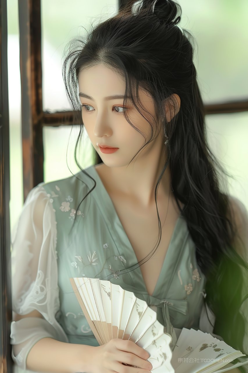 年轻彩妆女性优美时尚清纯美女魅力青春