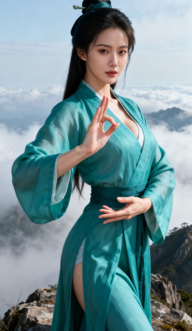 美艳美女汉服性感女性摄影古风丰腴