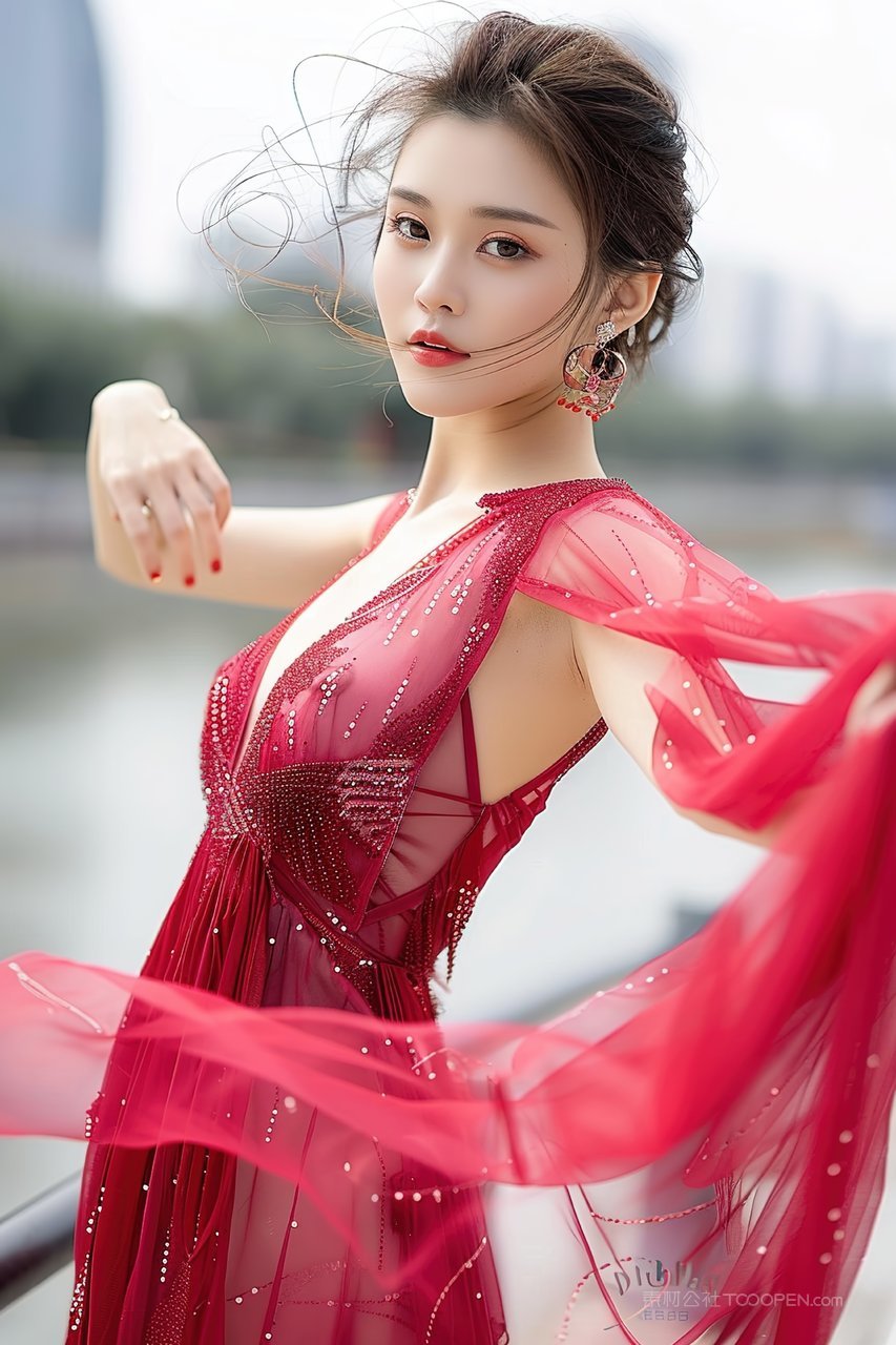 女性彩妆优雅年轻活力青春优美美女少女