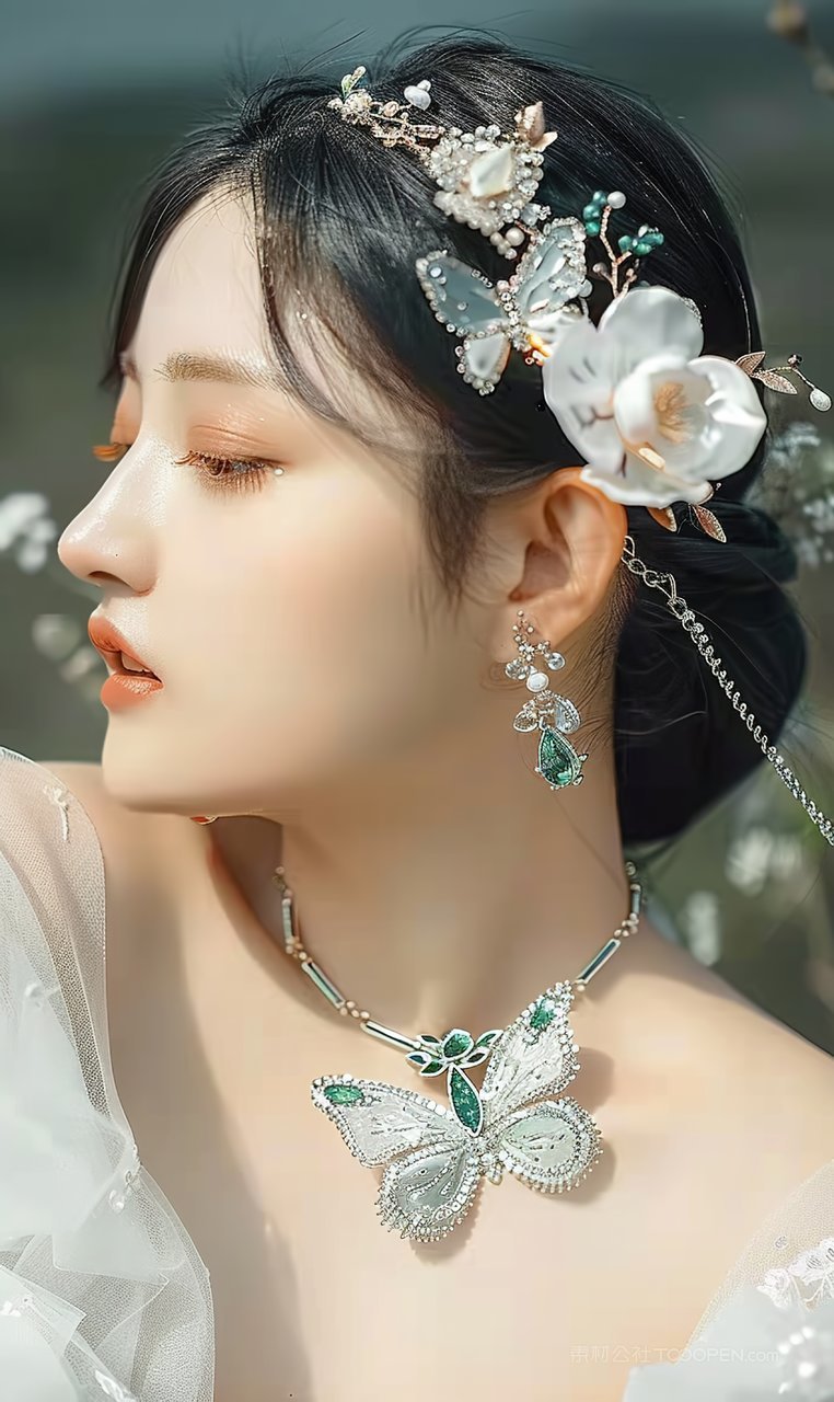 美容彩妆美女时尚青春魅力女性高雅