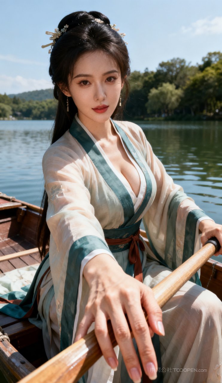 美女大胸汉服妩媚性感美艳古风