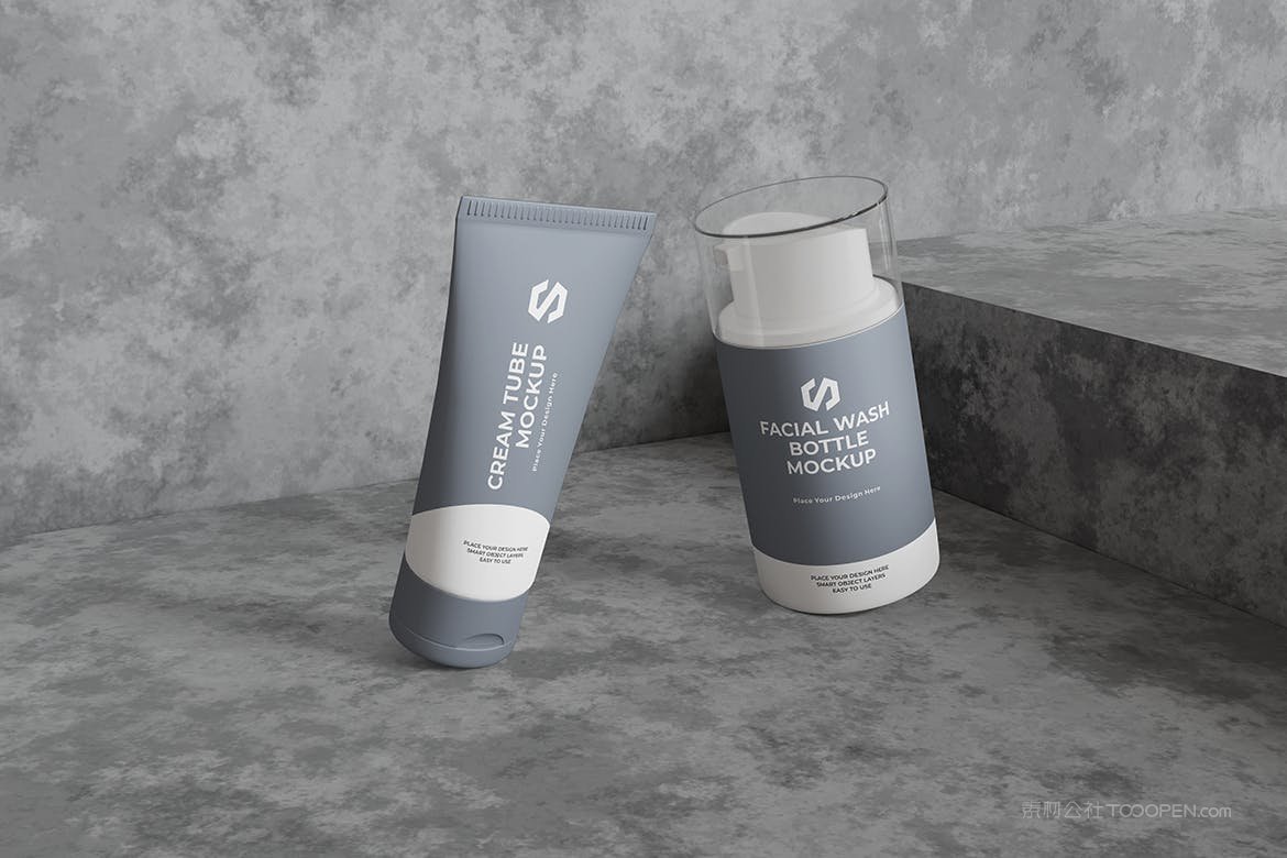 洗面奶包装样机