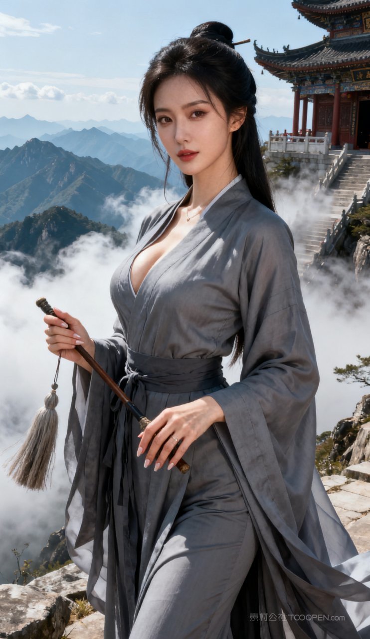 古风美艳女性汉服丰腴性感写真美女