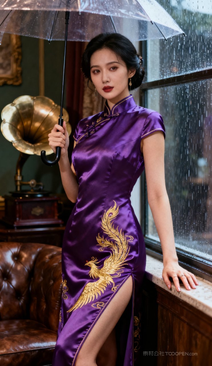 丰腴汉服美艳性感美女女性写真古风