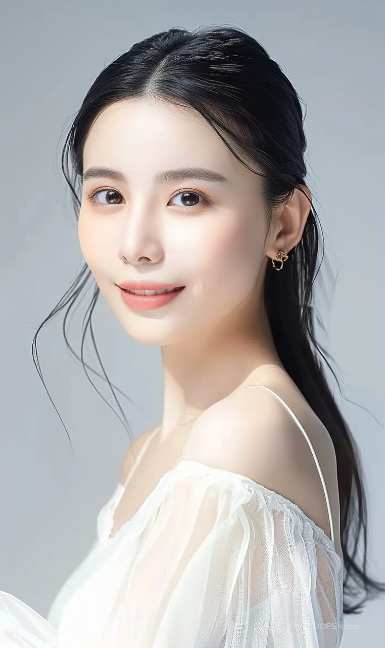 美女美容优美魅力盛装时尚彩妆少女清纯