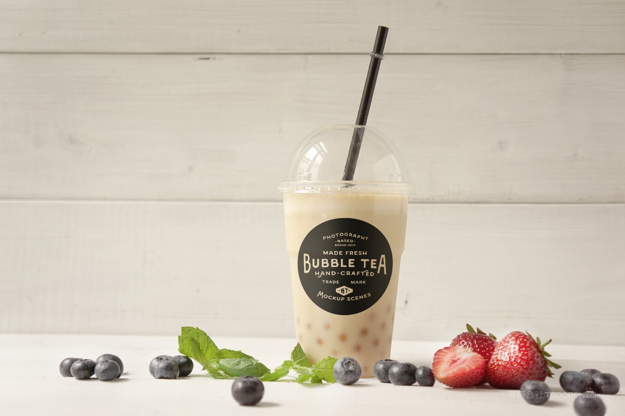 奶茶包装样机