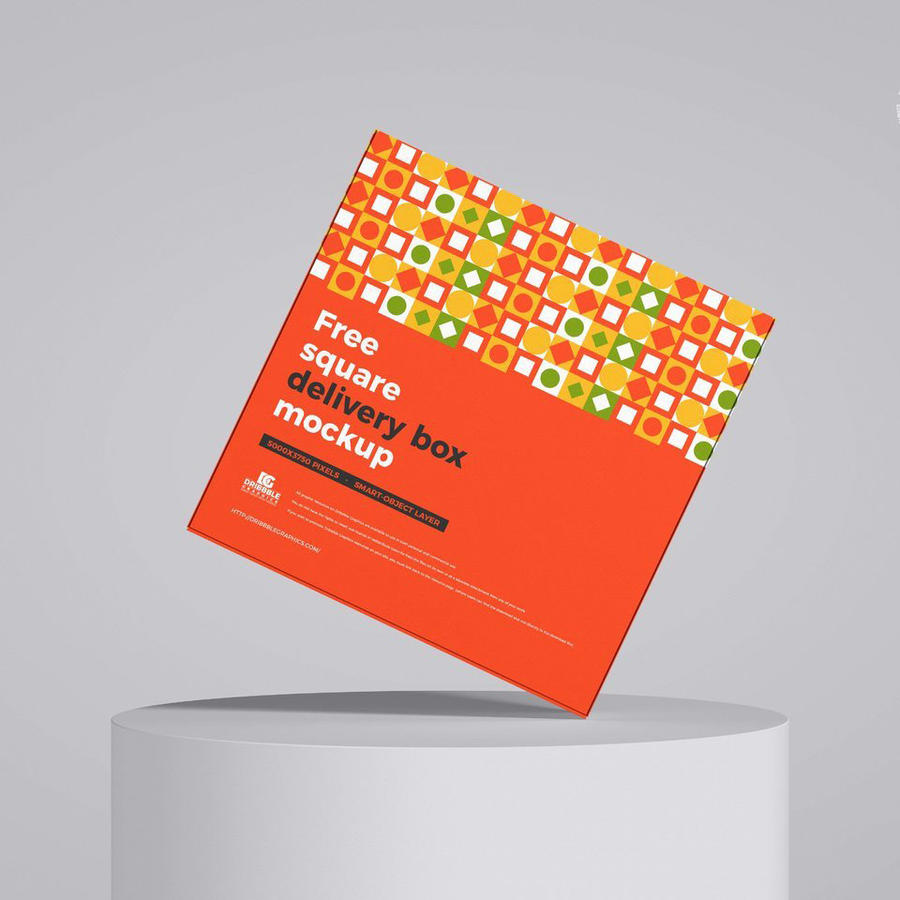 方形包装盒样机