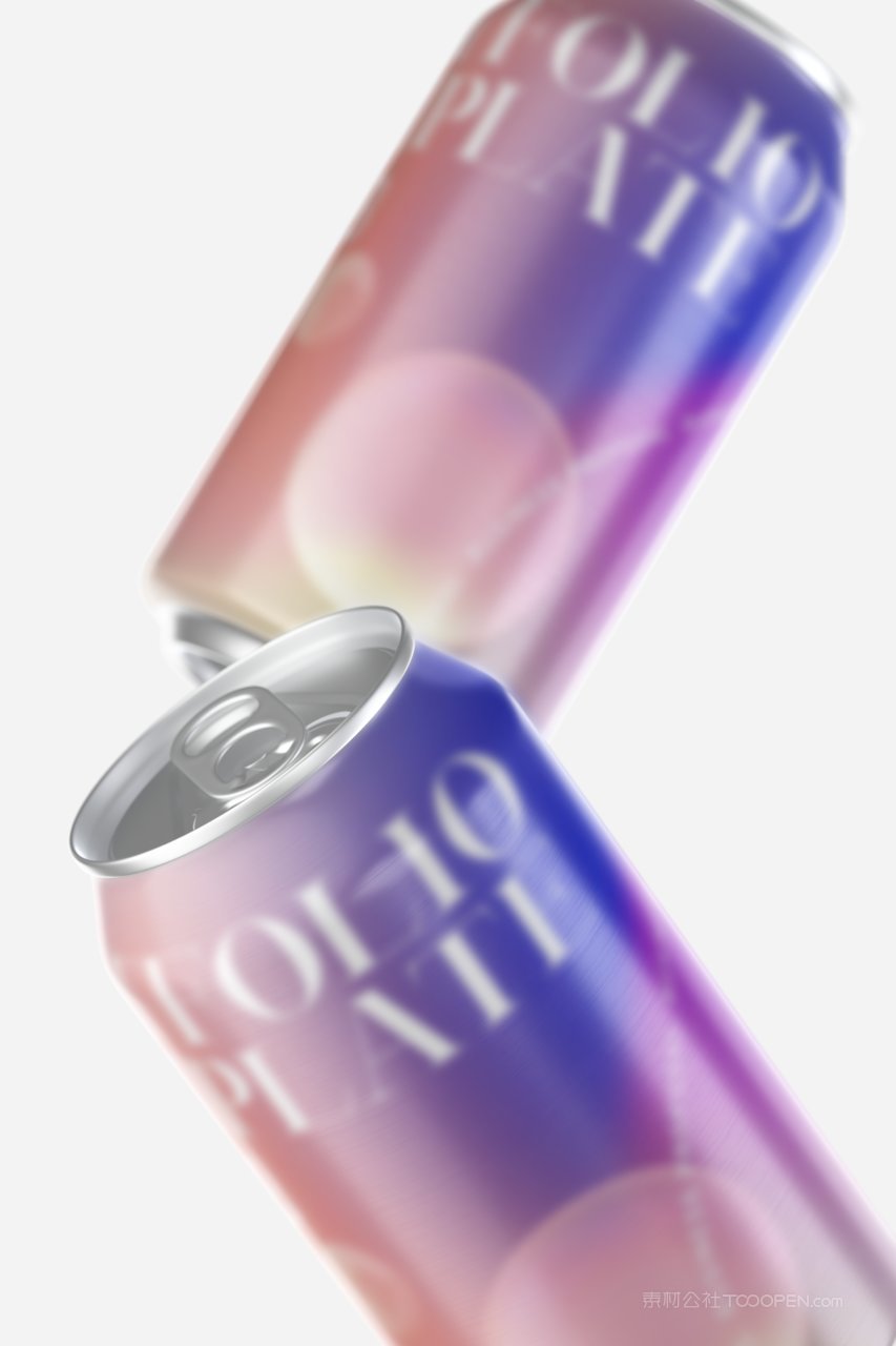 酒水饮料易拉罐样机psd素材
