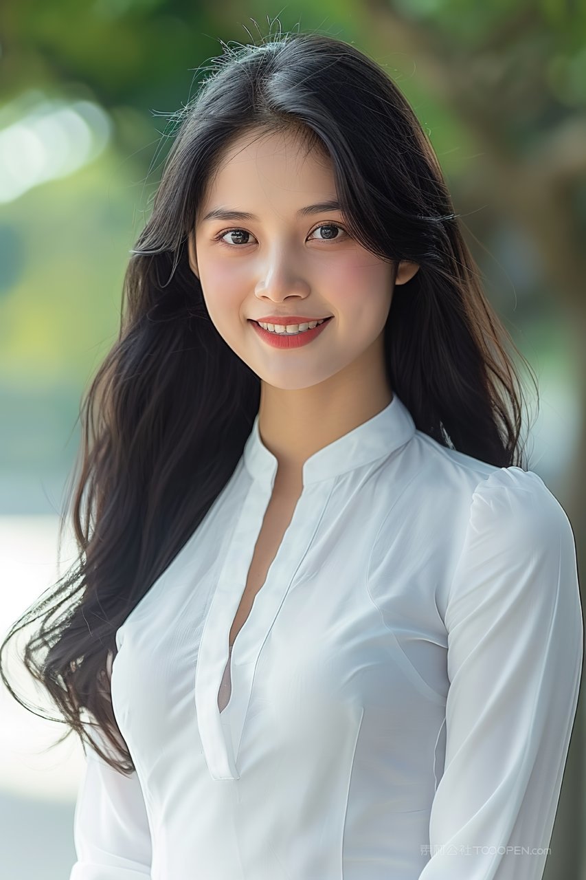 优美青春清纯年轻时尚女性美女魅力