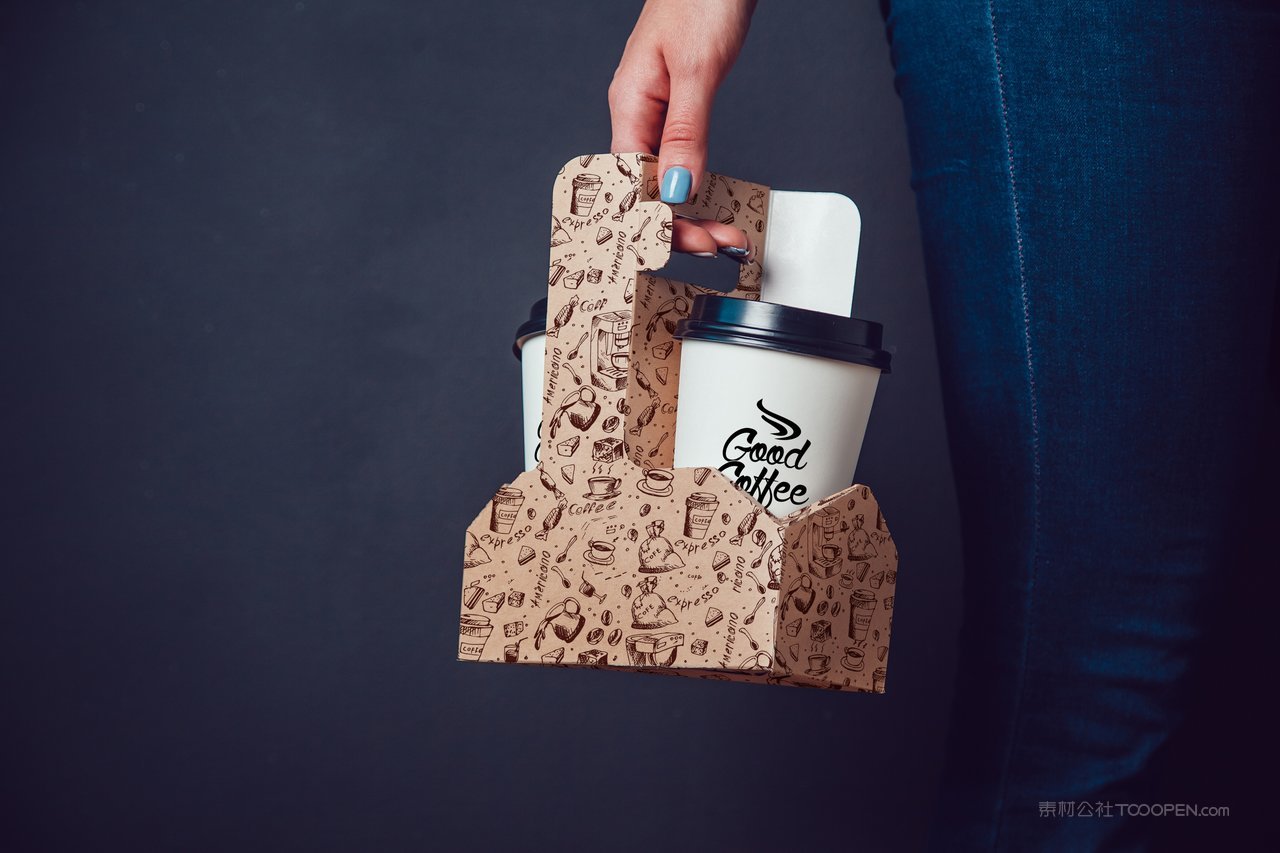 外卖咖啡包装样机