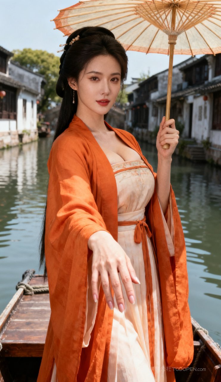 美艳性感丰腴古风女性摄影美女汉服