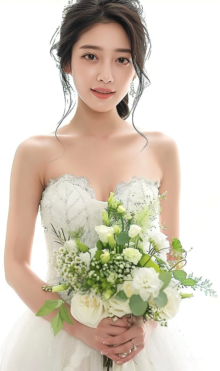 魅力美白气质少女迷人美妆女性护肤高雅