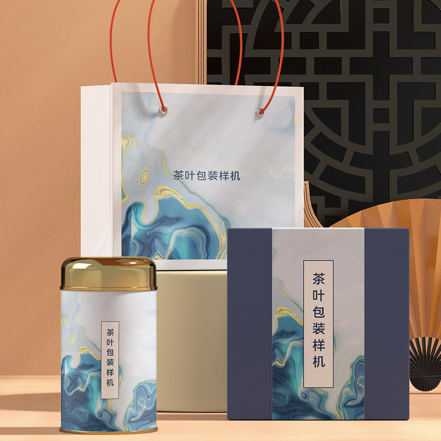 茶叶包装样机包装效果图