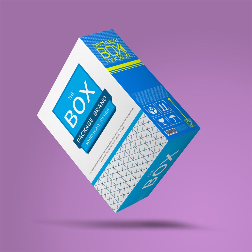 包装盒和包装纸盒设计样机