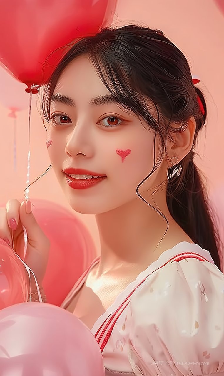 时尚美女美容高清少女美白清纯魅力青春