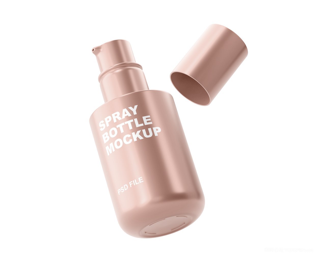 豪华化妆品喷雾瓶样机