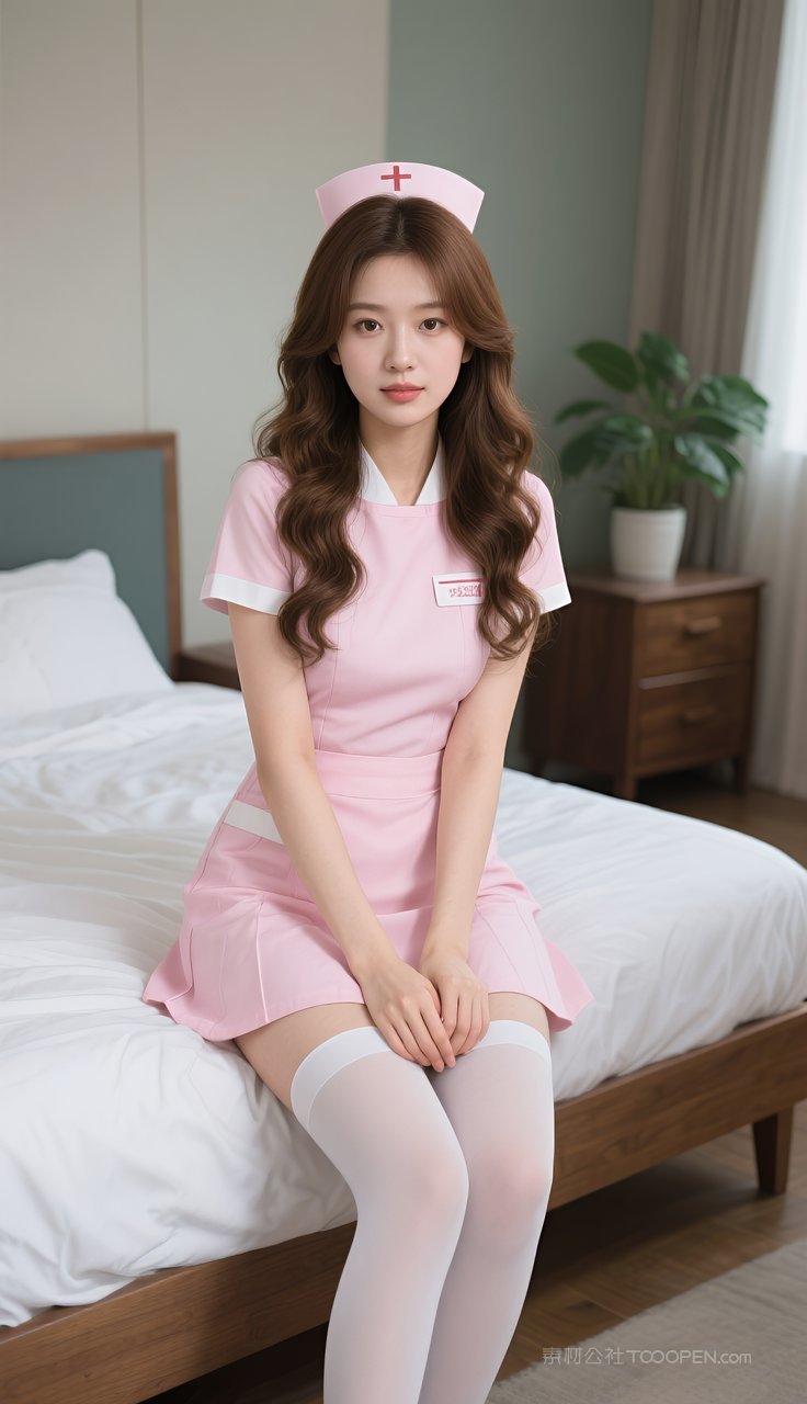 模特丝袜短裙美腿长腿少女制服美女