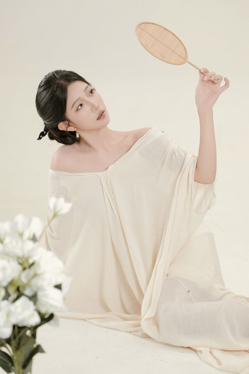 清纯素雅国风古韵美女