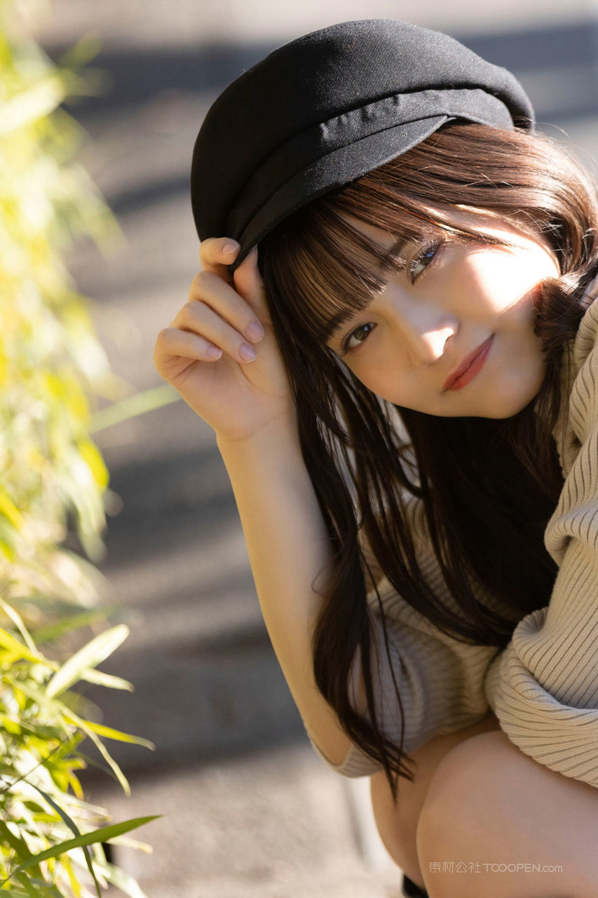 清纯日本美女户外艺术写真摄影图片