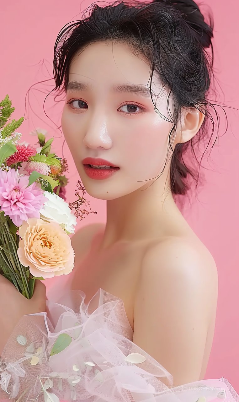 气质活力青春盛装魅力彩妆美女女性美发美容