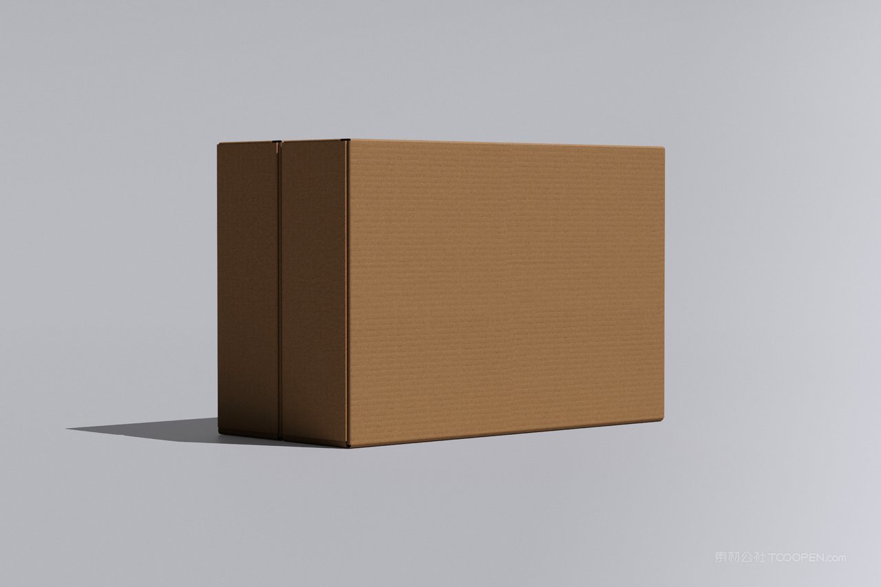 长方形包装盒样机