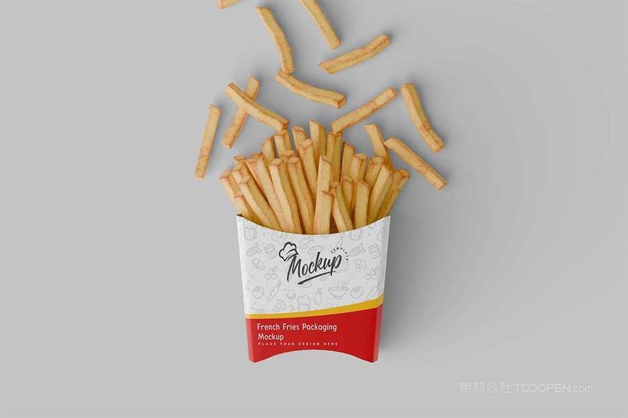 炸薯条盒样机