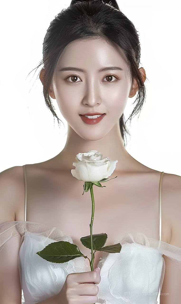 魅力时尚高清美白美女青春清纯少女美容