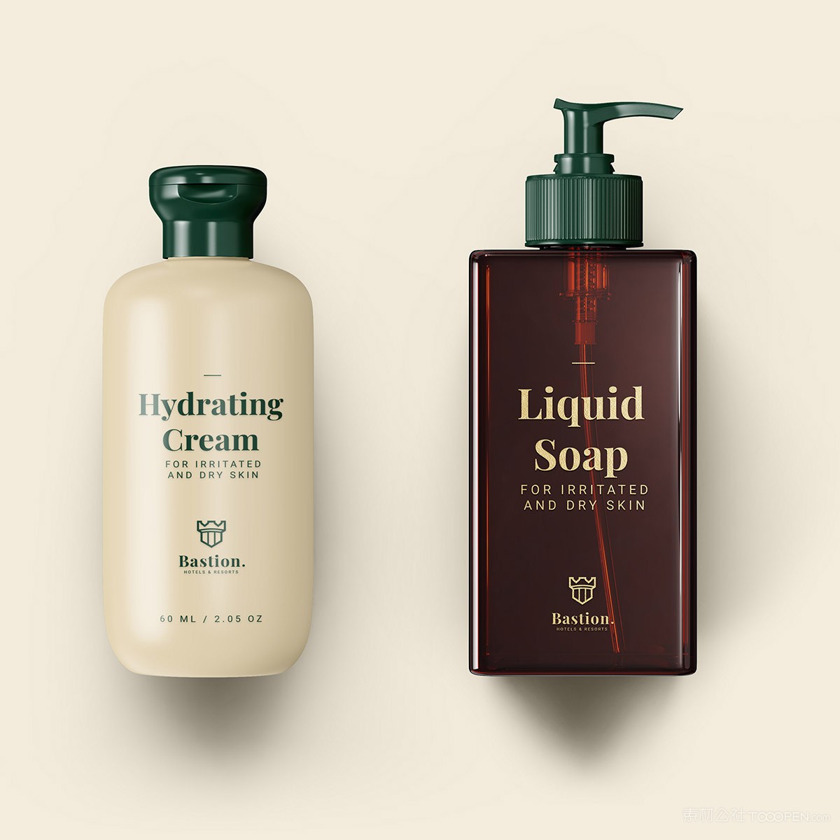 酒店旅社vi瓶子洗发水沐浴露样机