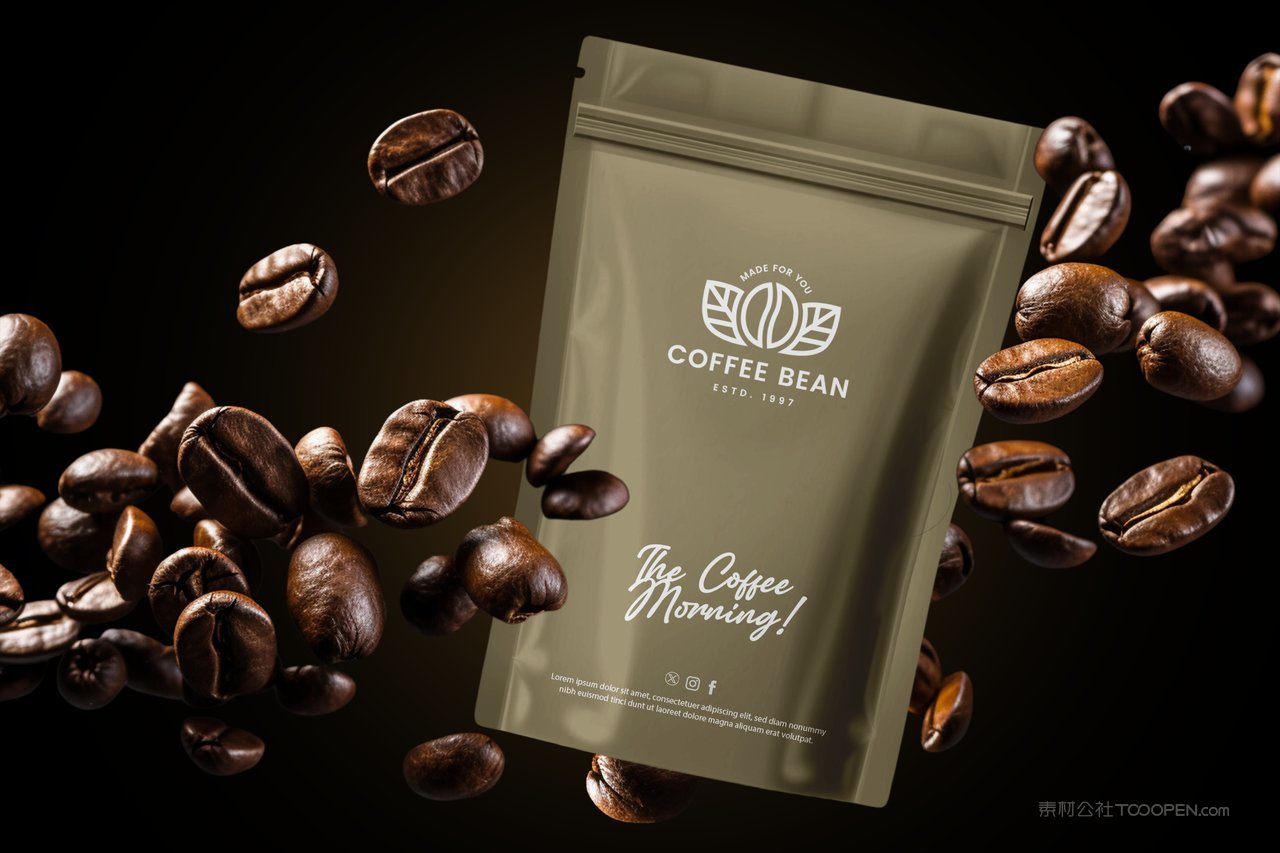 咖啡袋包装样机