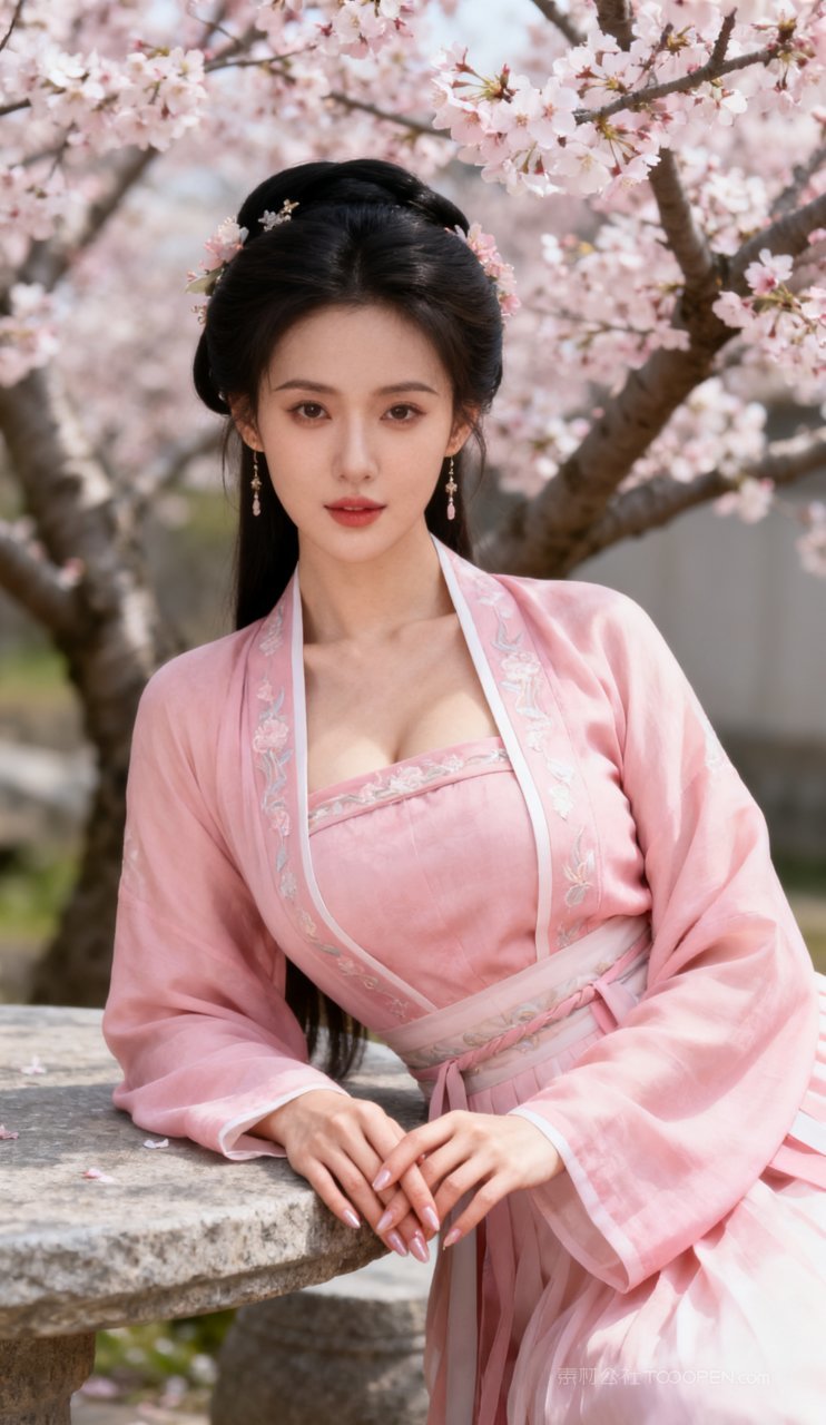 古风美女汉服性感妩媚美艳大胸