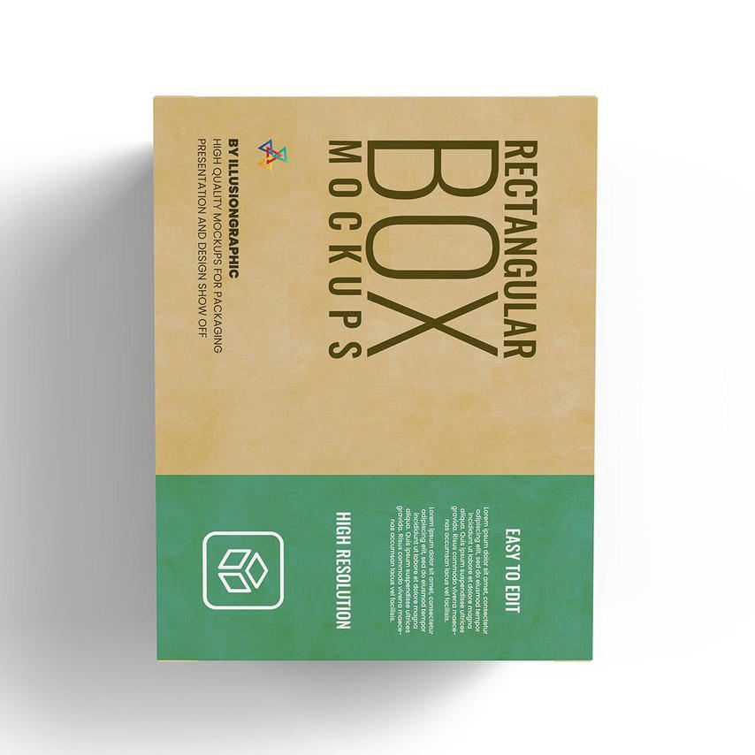 真产品包装纸盒样机