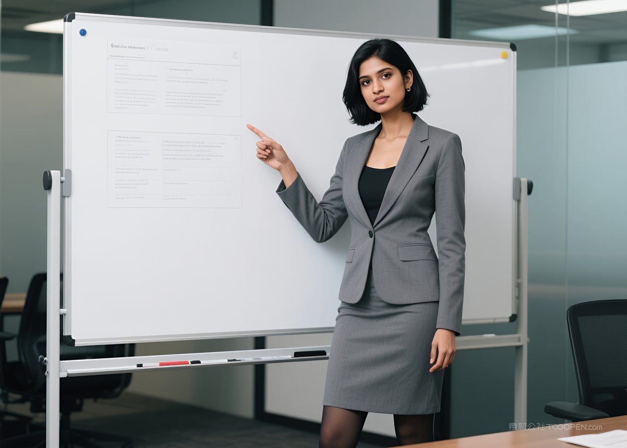 女性写真美腿美女性感丝袜短裙职业模特