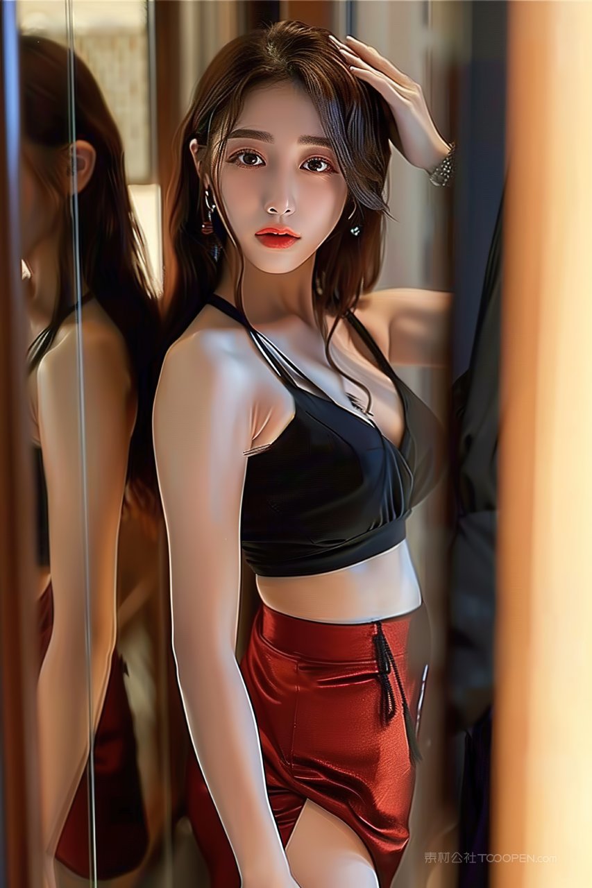 美女青春魅力女性时尚年轻彩妆清纯优美