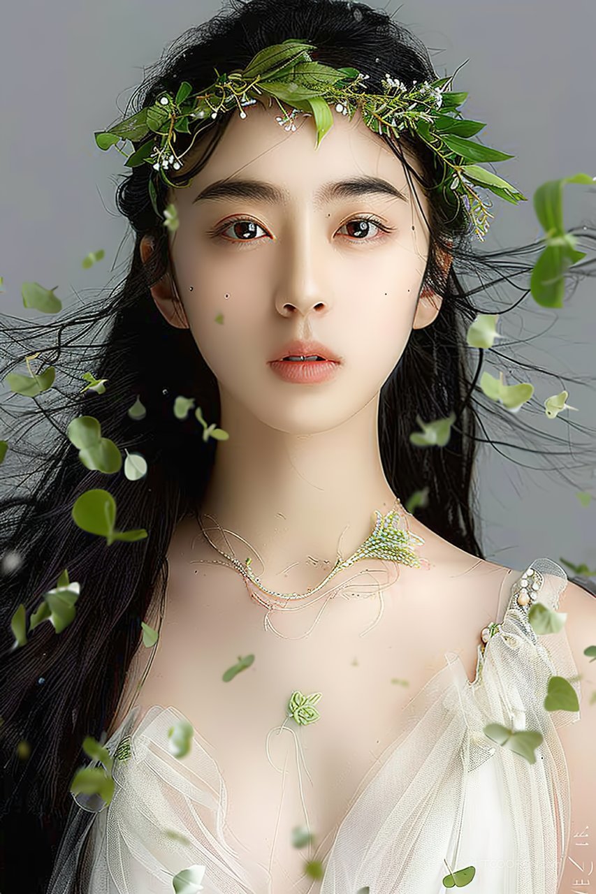 美容魅力女性优美青春时尚清纯美女年轻彩妆