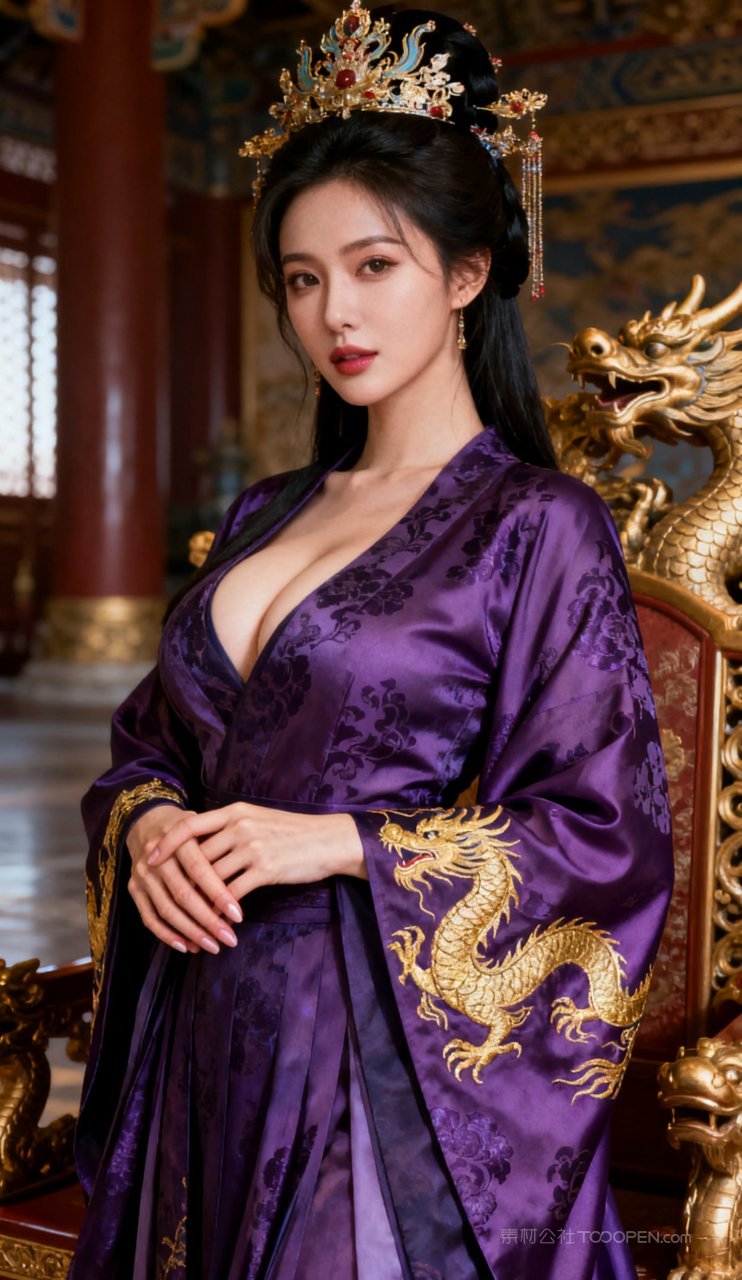 性感汉服妩媚美女美艳大胸古风