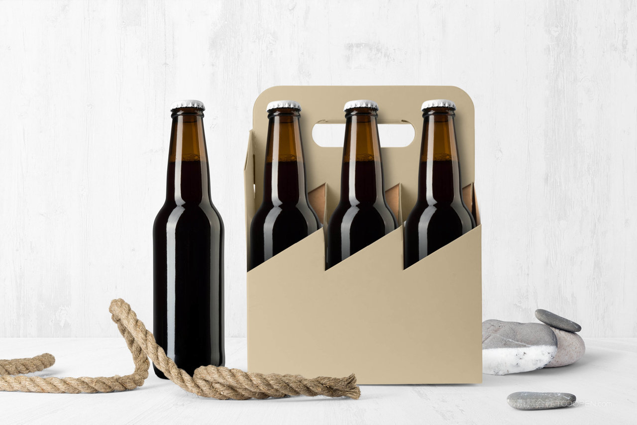 啤酒瓶包装样机