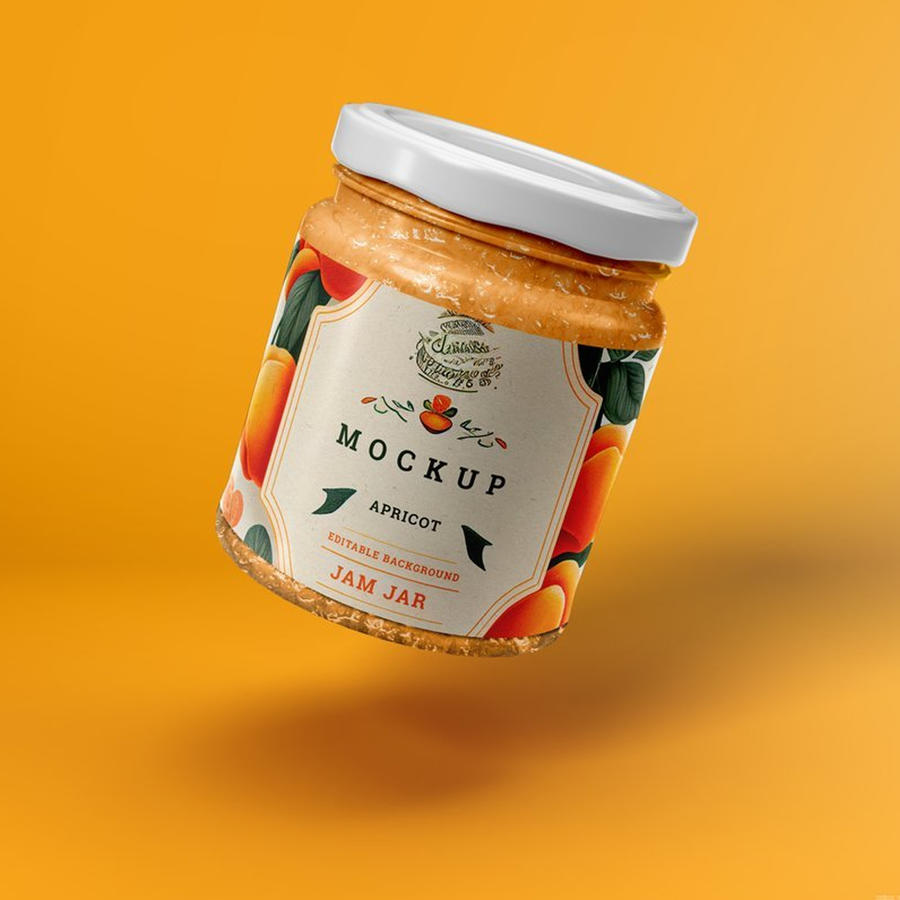 食品酱料罐子包装样机