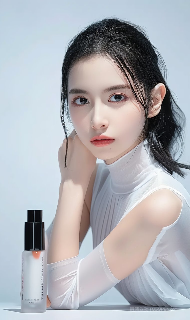 时尚美女活力彩妆美容优美魅力少女清纯