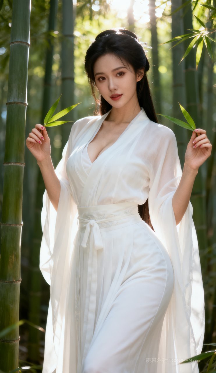 汉服性感美艳古风美女国风少女大胸妩媚