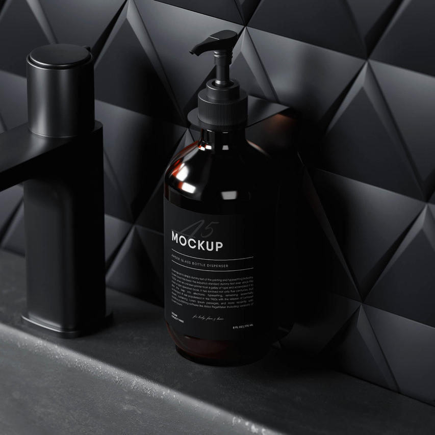 洗发水按压瓶样机