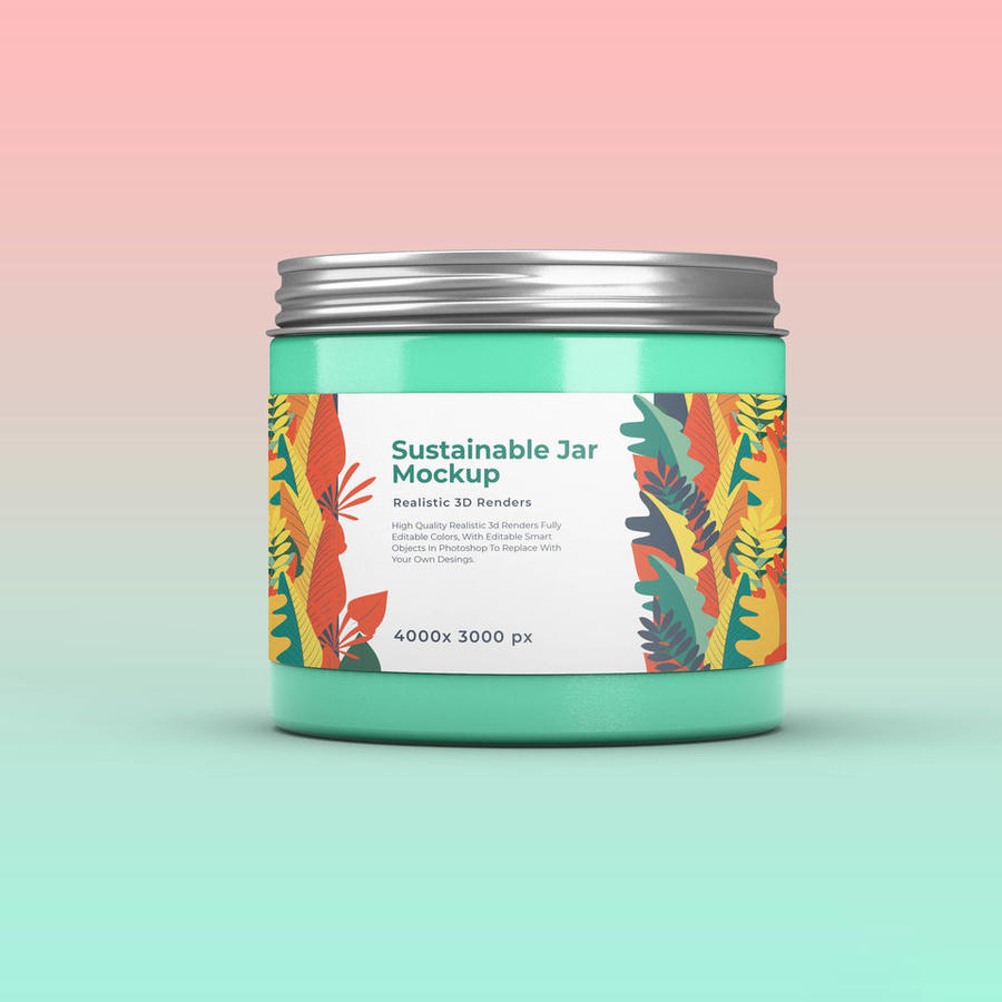 化妆品包装罐样机