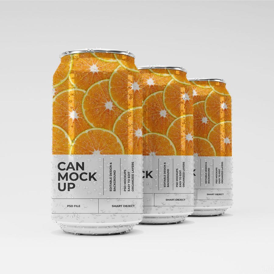 汽水罐饮料罐样机