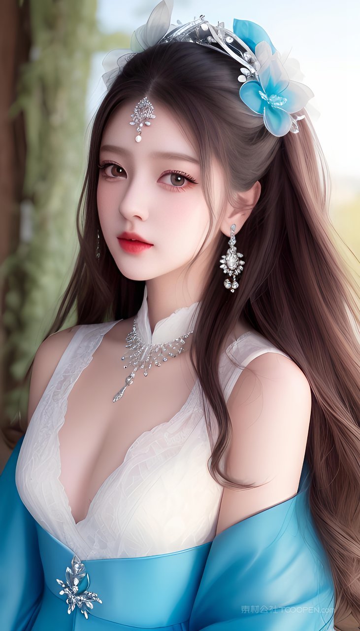 步步莲花的ai性感美女性感写真壁纸