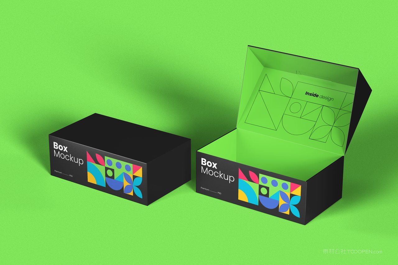 产品包装盒包装样机