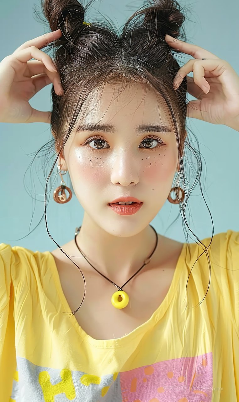 彩妆个性护肤青年清纯美白美女女性时尚